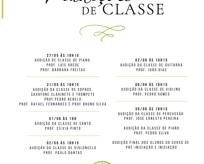 Audições de Classe